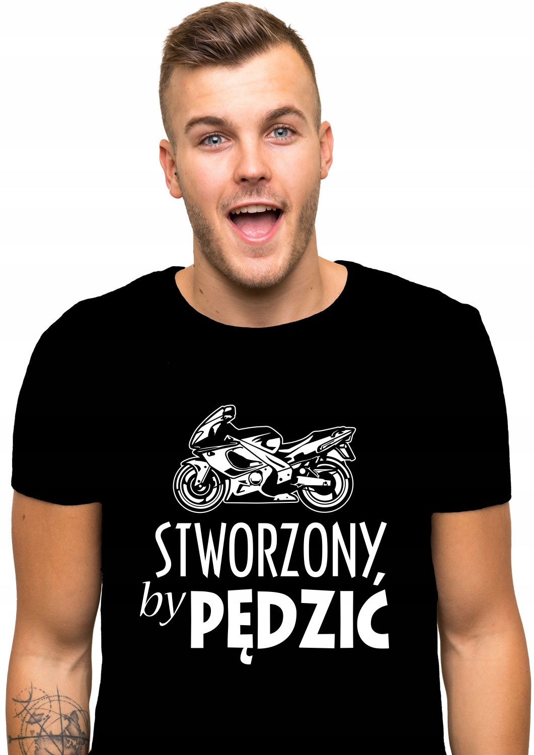 

koszulka Stworzony By Pędzić Motor Motocykl