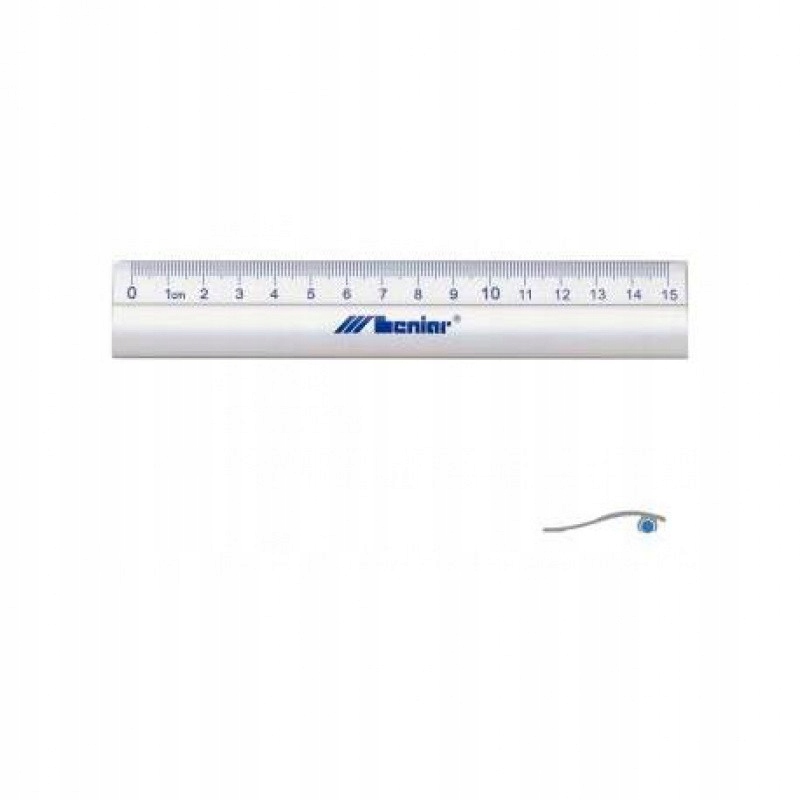 Linijka METALOWA 15cm Przybory Geometryczne