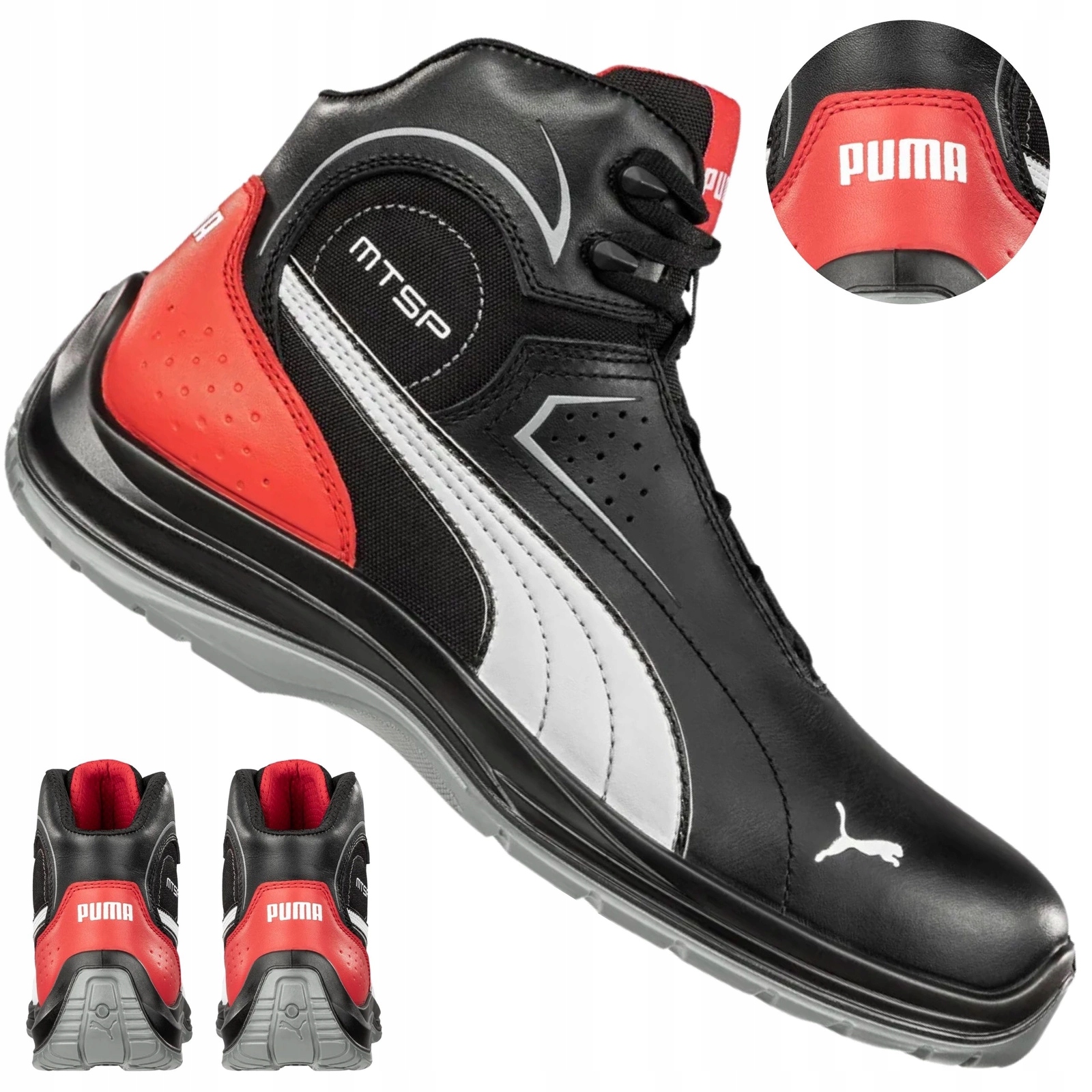 Buty robocze adidasy sportowe skórzane kompozyt S3 Puma Touring 47