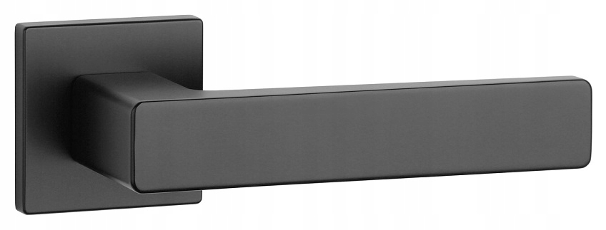 Kľučka rozeta štvorcová Erica Q Slim čierna Aprile