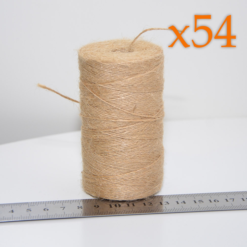 54 x jutová nit (přírodní) 0,8 mm – 150 g