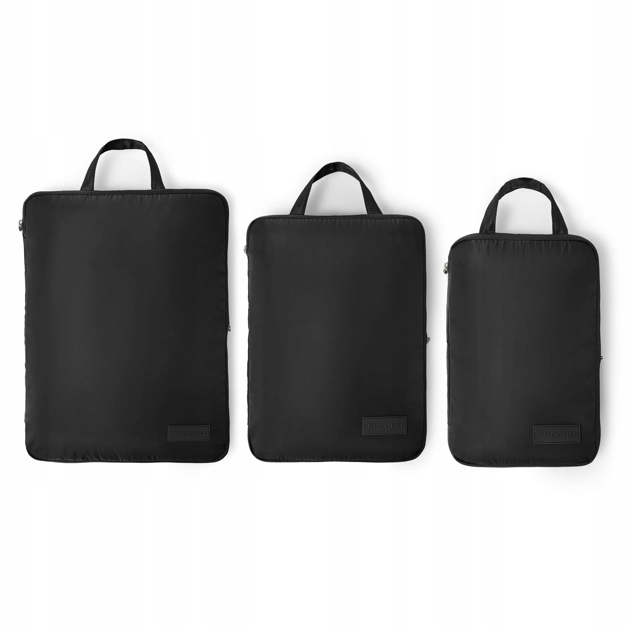 Organizer do Walizki Podróży Kompresyjny Zestaw Puccini Czarny ZOK-1