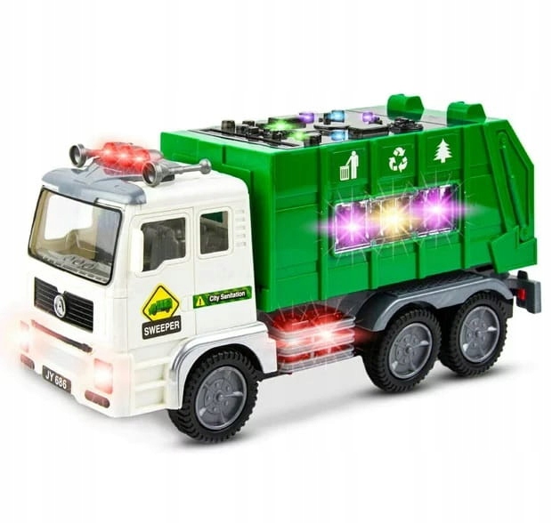 

Auto Śmieciarka Ciężarówka Światło Dźwięk 25 CM