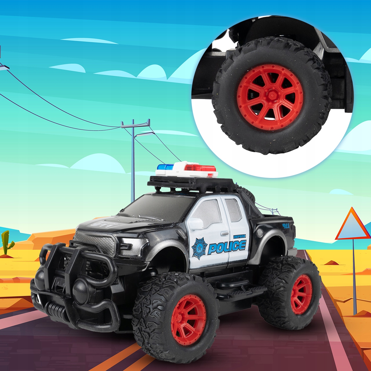 AUTO AUTOPOLICIE OFF-ROAD RC DÁLKOVÉ OVLÁDÁNÍ Materiál Plast