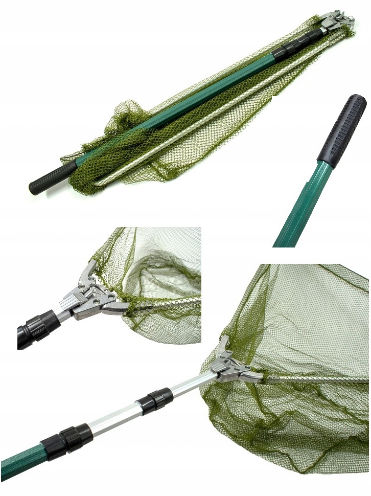 DUŻY PODBIERAK KARPIOWY KOSZ 80x80 3 SEKCJE 280cm Kod producenta DUŻY PODBIERAK KARPIOWY KOSZ 80x80 MOCNY