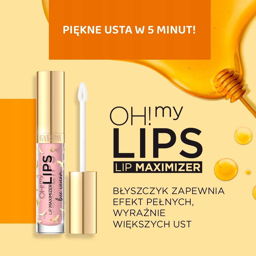 Eveline Cosmetics Oh! My Lips Błyszczyk do ust No 01 - Bee Venom Marka Eveline Cosmetics
