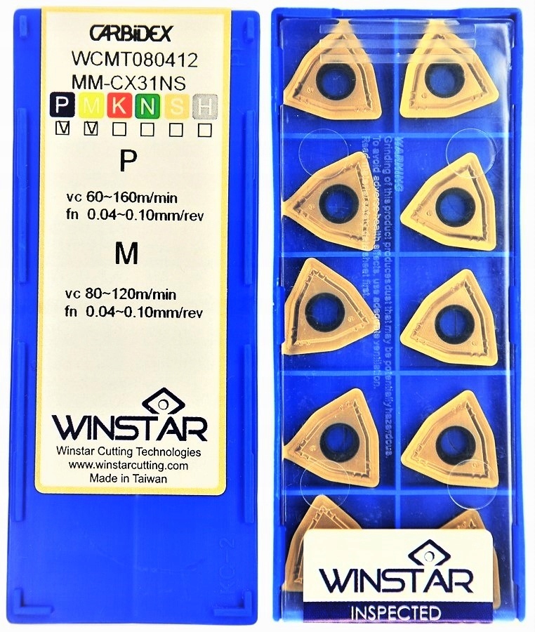 PŁYTKA WCMT WCMX 080412 SKŁADAK DO NOŻY TOKARSKICH