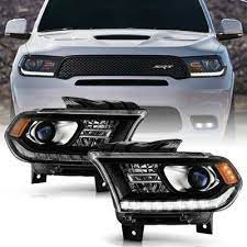 Dodge DURANGO фара л + r комплект led черный