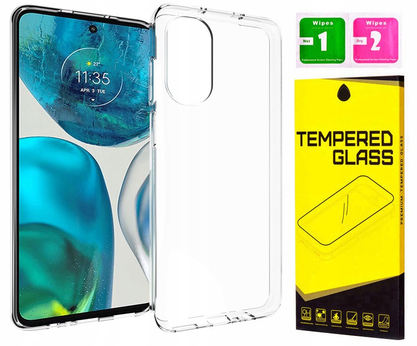 

Etui Silikon Do Motorola Moto G82 5G Szkło 9H