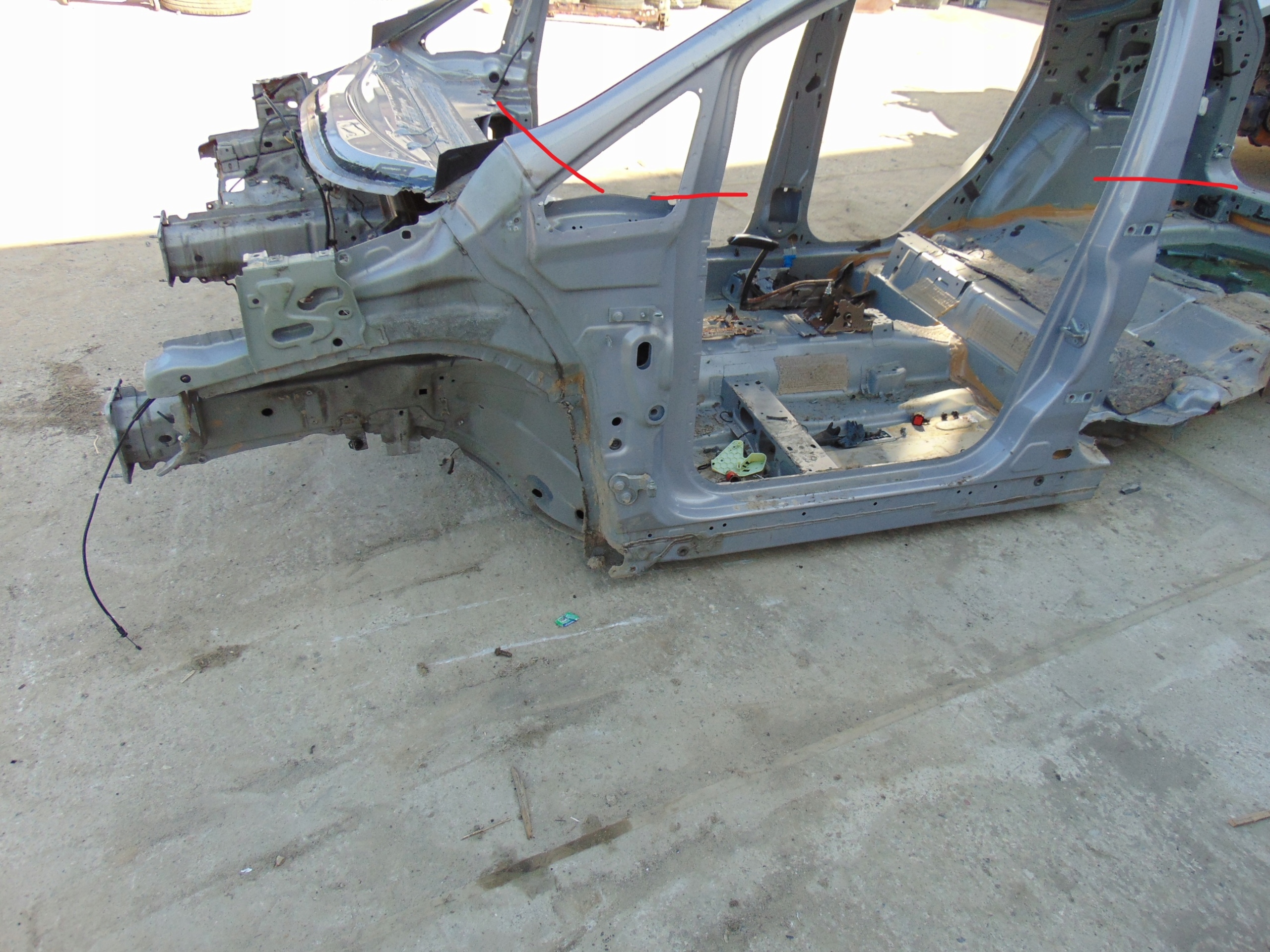 ĆWIARTKA LEWA PODŁUŻNICA PRÓG FORD C-MAX MK2 Producent części Ford OE