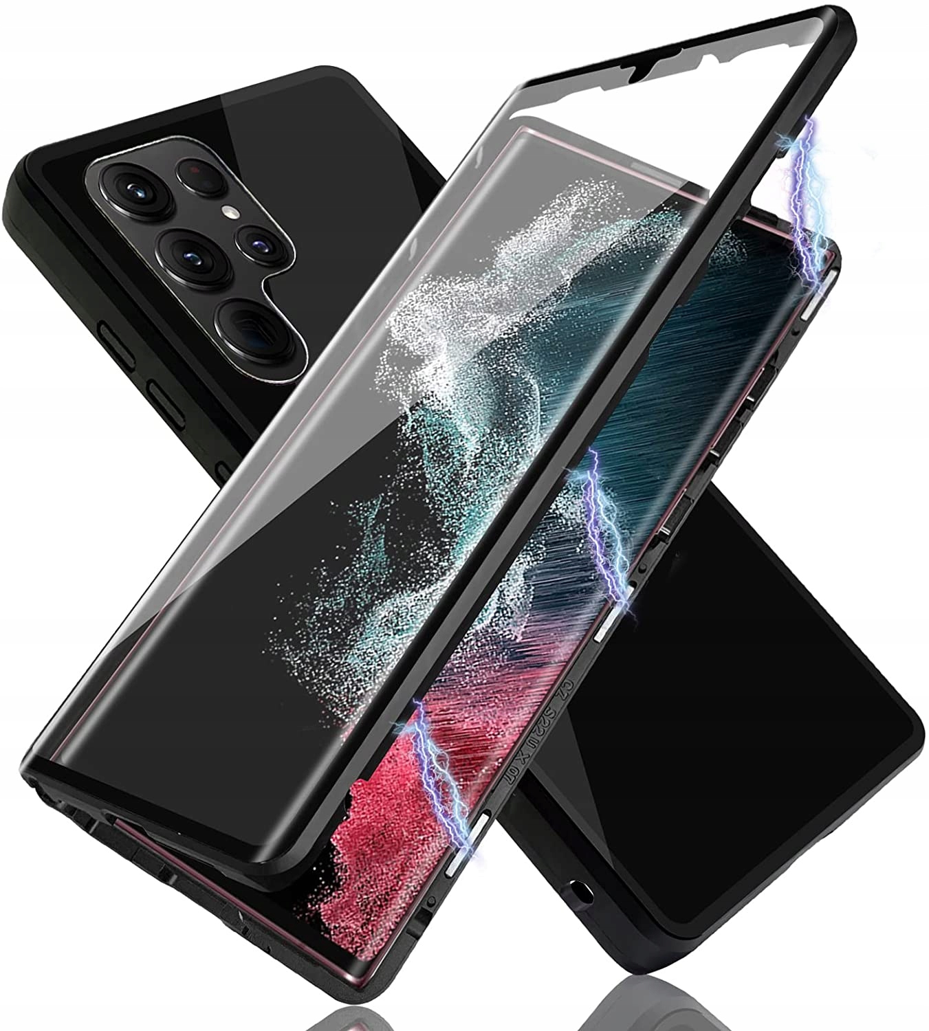 Etui Magnetyczne 360 CASE obudowa do SAMSUNG S22 ULTRA 5G Marka Case