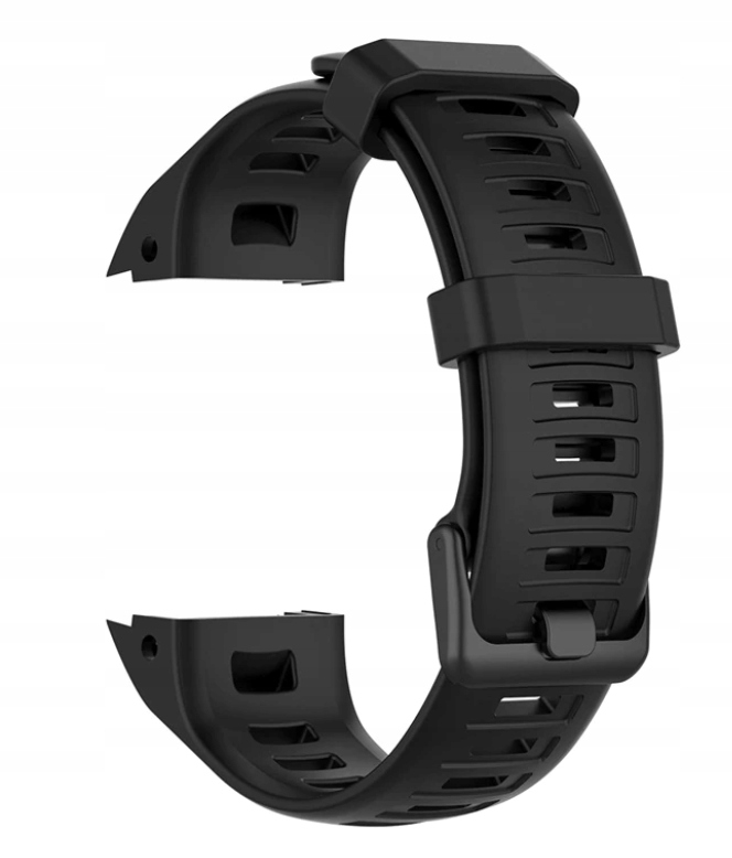 Pasek Silikonowy Garmin Instinct / Solar / CZARNY Szerokość 22 mm