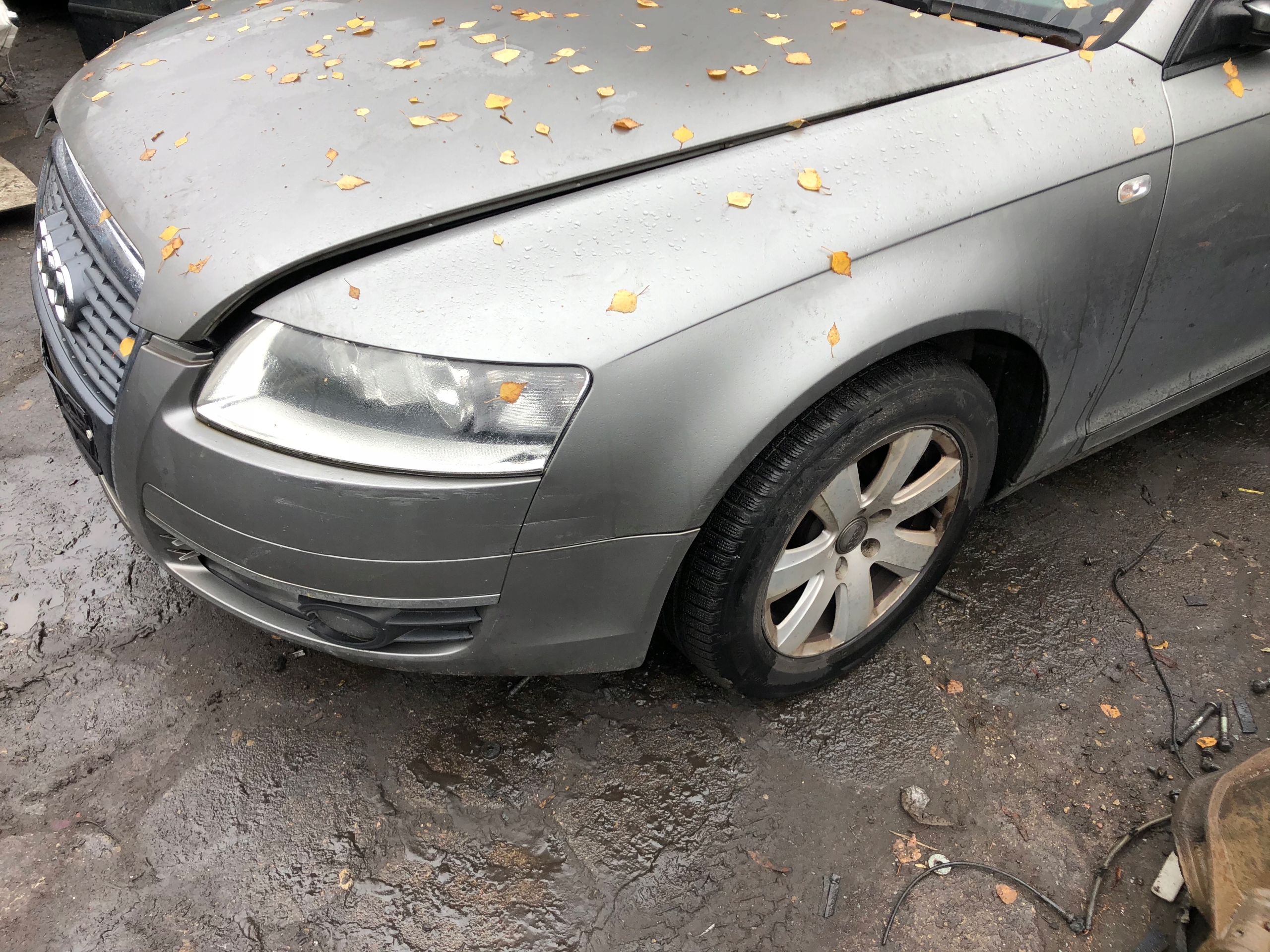 AUDI A6 C6 ЛЕВА ПЕРЕДНЯЯ ЧЕТВЕРТЬ ЛОНЖЕРОН Ly7q