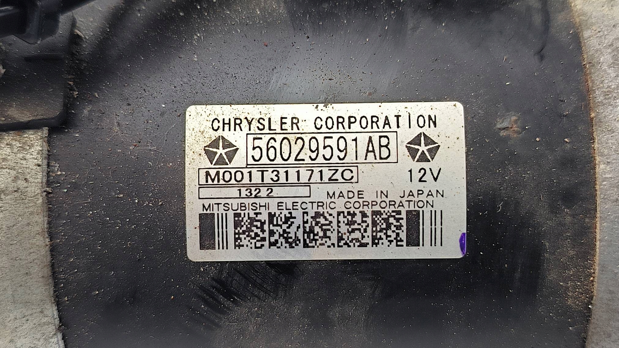 starter 56029591AB FIAT FREEMONT