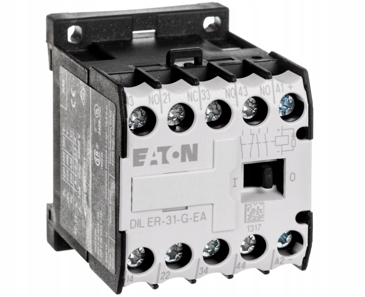 Pomocný stykač 3A 3Z 1R 24V DC DILER-31-G-EA (24VDC) 189976 Eaton