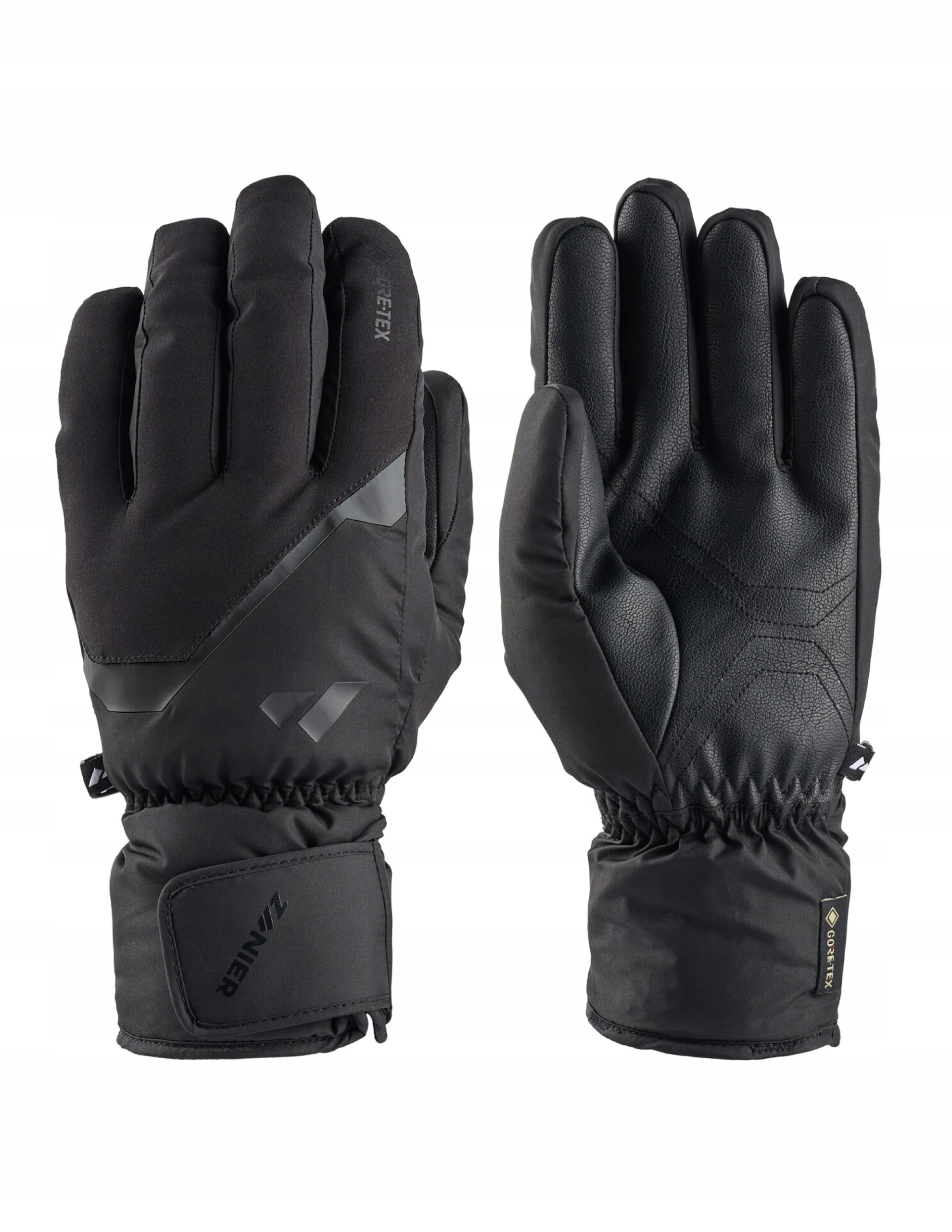Rękawice pięciopalczaste juniorskie Zanier Rauris Gore Tex Czarny 6