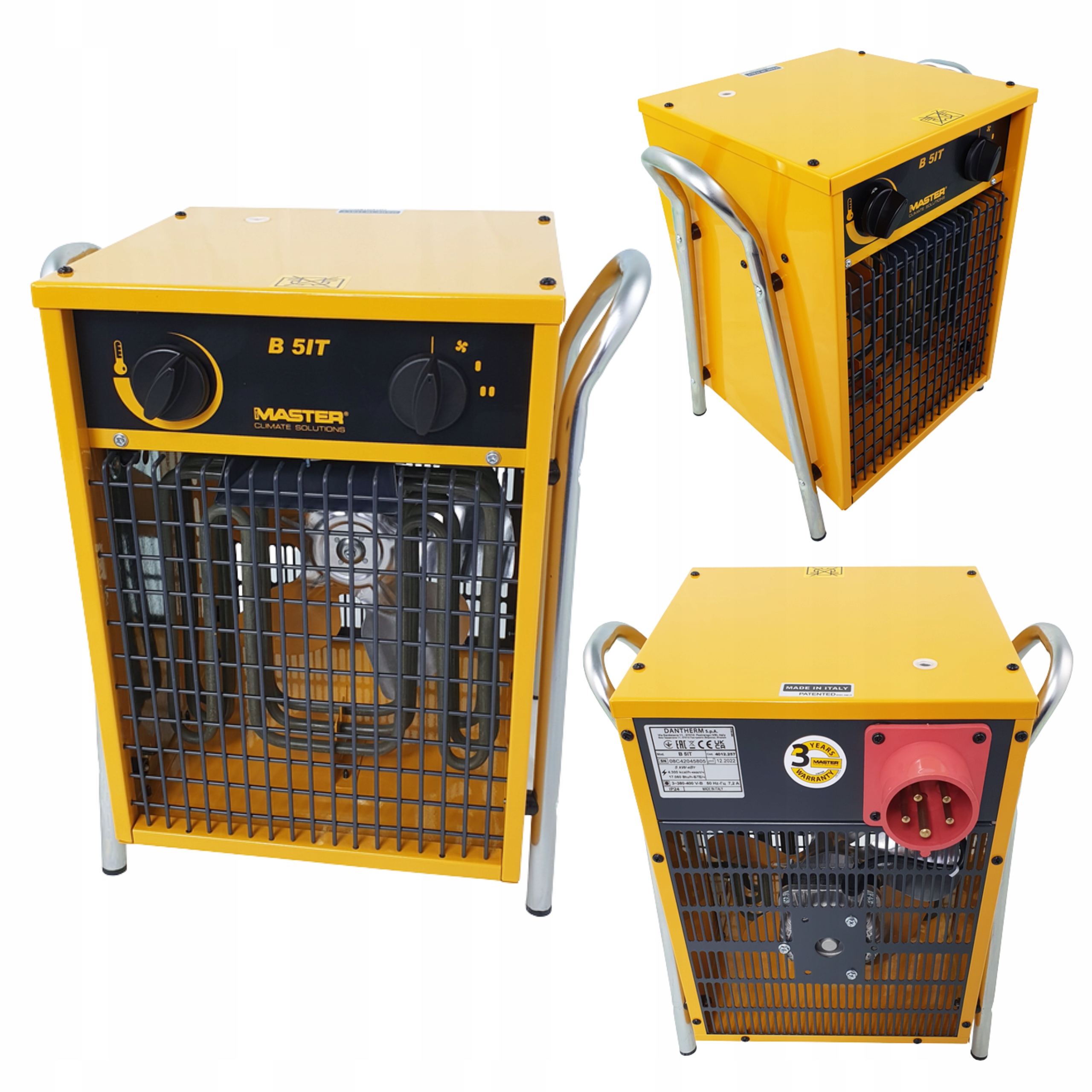Elektrický ohrievač Master B 5 It Fúkač Ohrievač Termostat 5 kW