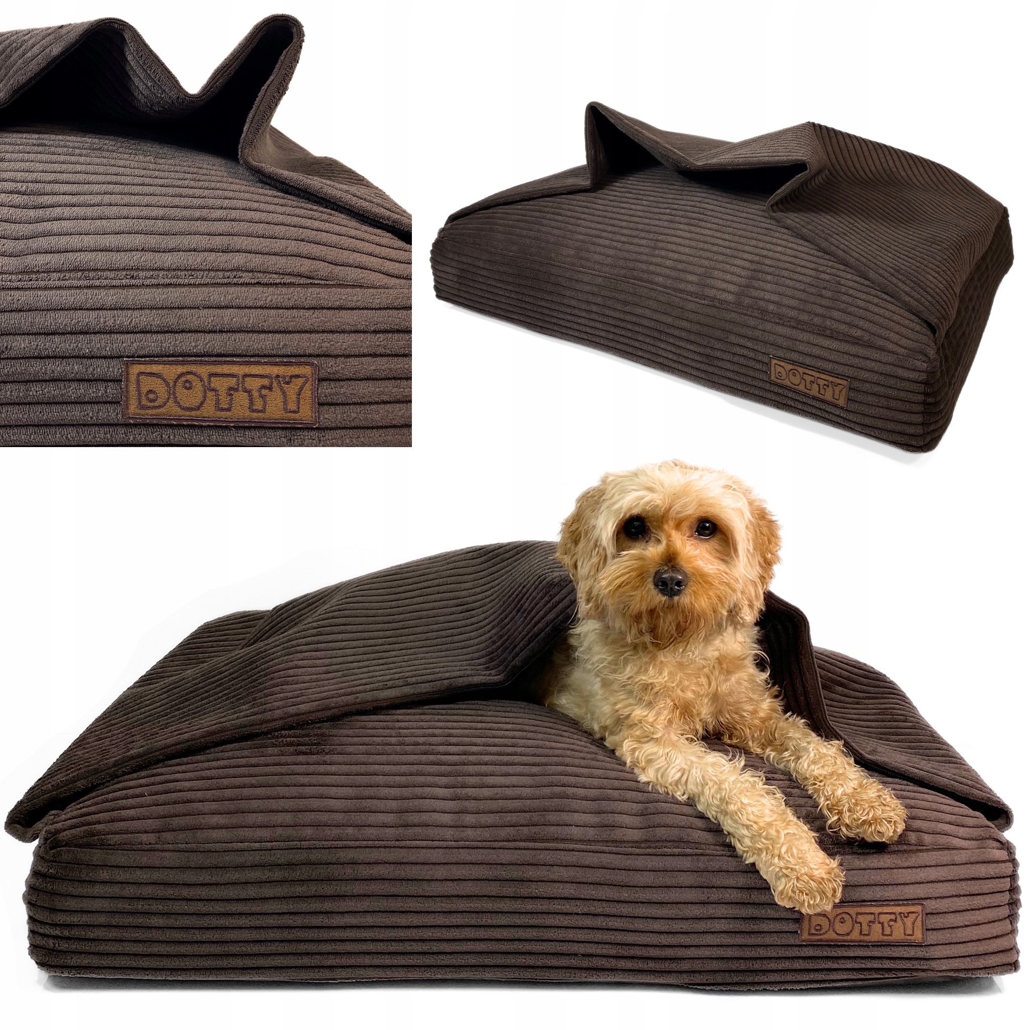 Levně Norka pro psa – pelíšek s kapucí a norkem 55x40 pro čivavu