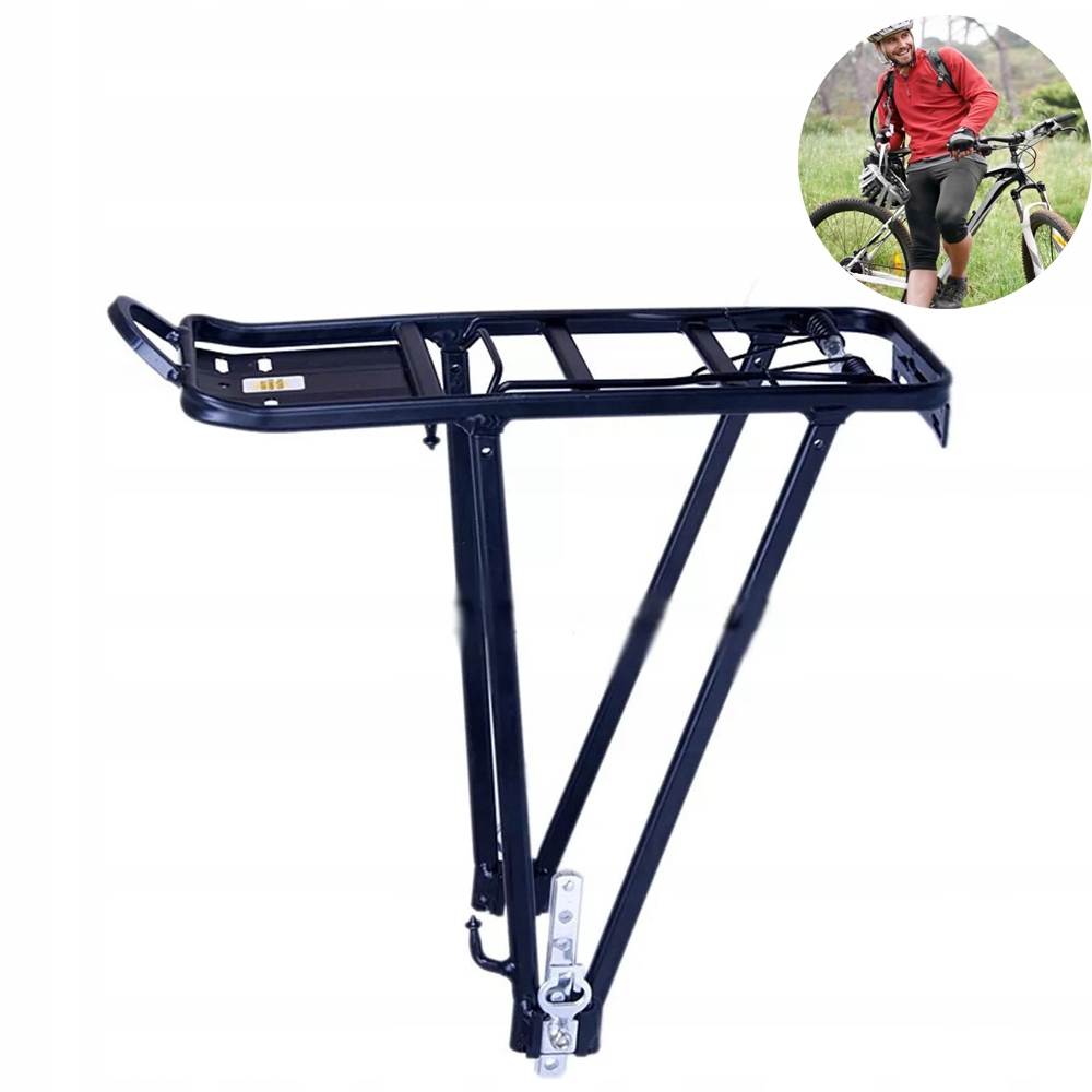 Bagażnik do roweru Uniwersalny Tylny Mocny aluminiowy Wzmocniony rowerowy