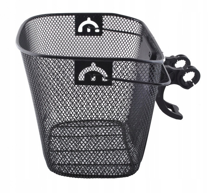 KOSZ NA ROWER METALOWY KOSZYK ROWEROWY CLICK+WKŁAD Obciążenie maksymalne 7 kg