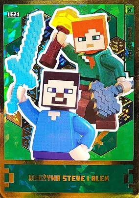 Lego Minecraft Tcc 1 Karta Limitowana (Odblaskowa) Seria 1 nr LE24
