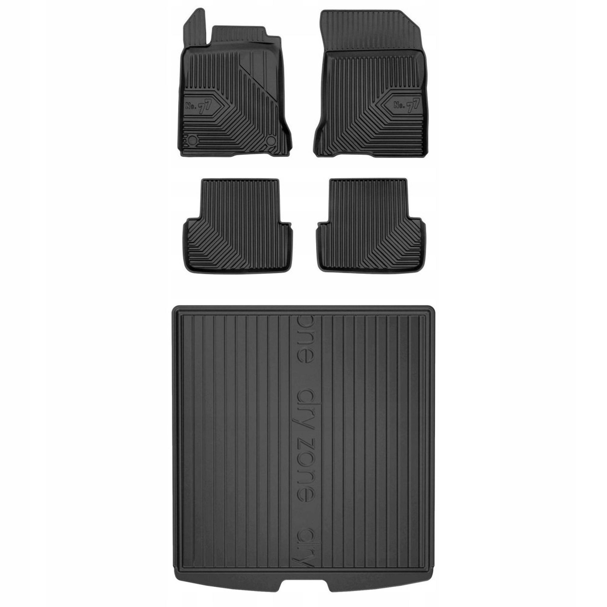 Gumová sada kobercov a rohoží Renault Laguna III 2007-2015