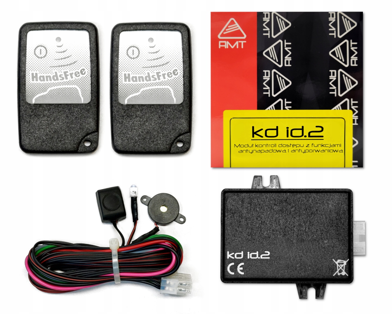 Bezúdržbová Blokáda Kontroly Prístupu Kd ID.2 2x ID433 KD-2006 Imobilizér
