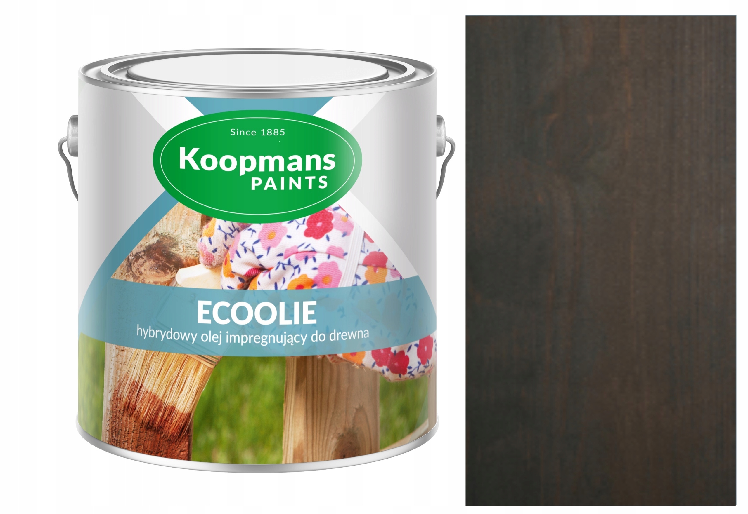 Koopmans Ecoolie Impregnační Olej Na Dřevo 2,5 L, Ebenové Dřevo 195