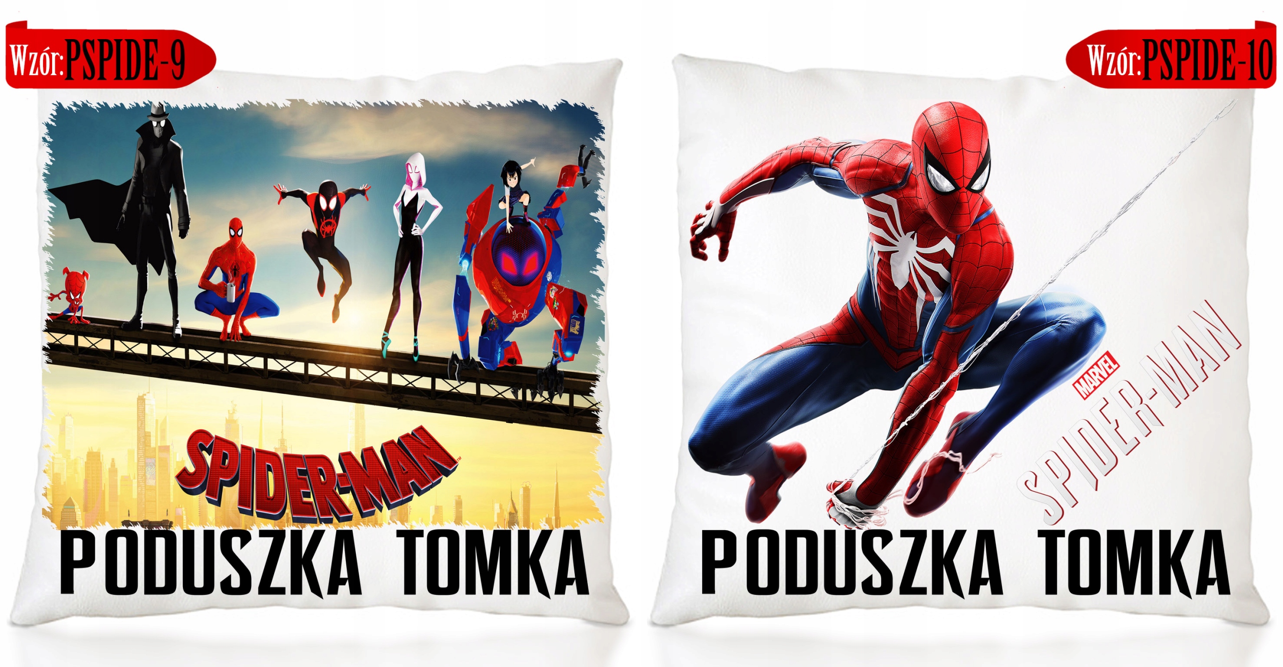 PODUSZKA SPIDER-MAN + IMIĘ DZIECKA SUPER PREZENT Marka inna marka