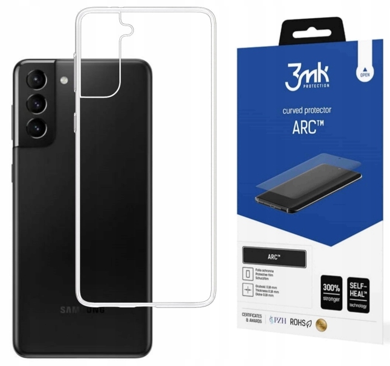 

Etui 3MK do Galaxy S21 Plus, Silikon, Cover +folia