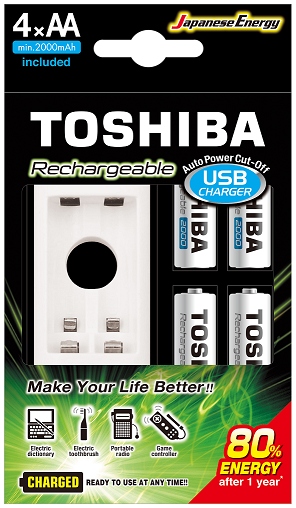 Toshiba Aa (R6) 2000 mAh 4 szt.