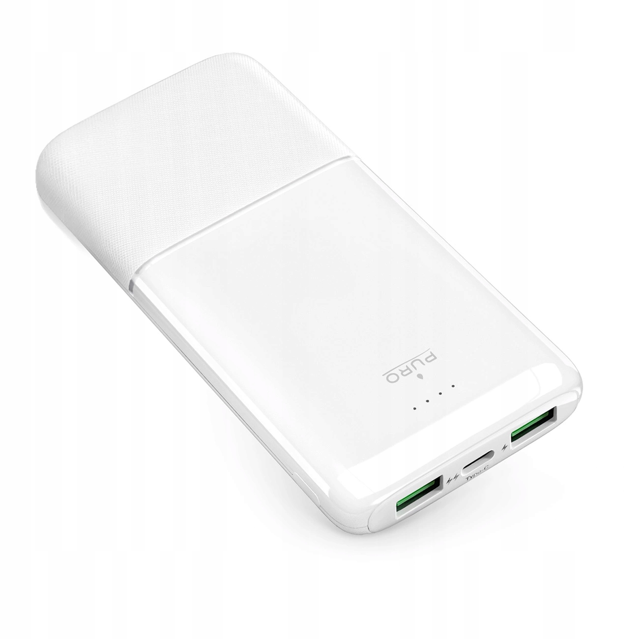 Powerbanka Puro Daily 10 Plus 10000 mAh 2x Usba 1x Usb-c 22.5W bílá