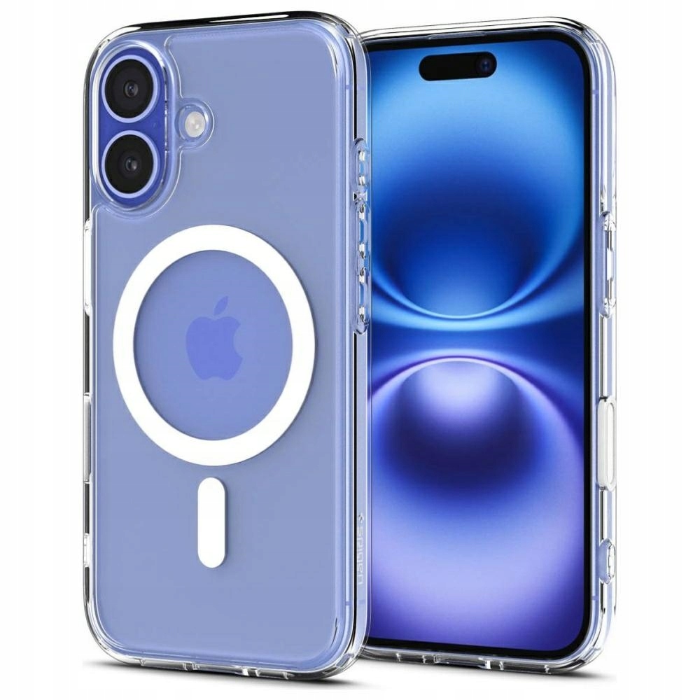 Pouzdro Spigen Ultra Hybrid Mag pro iPhone 16 MagSafe, bílé