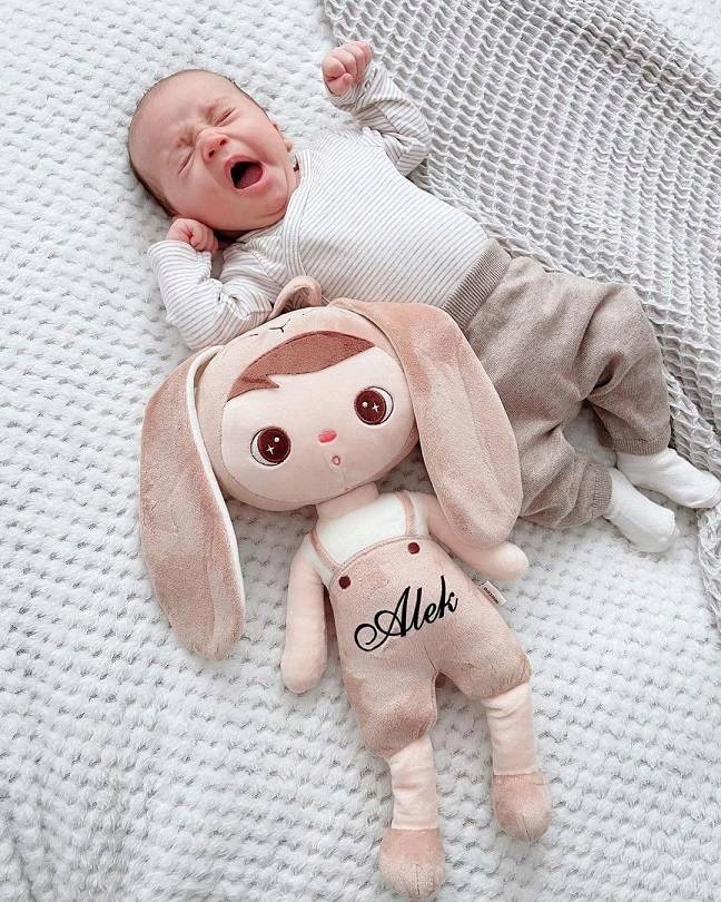 Metoo Lalka Beżowy Króliś 50 cm z Personalizacją Prezent dla Dziecka Kod producenta Metoo Lalka Beżowy Króliś 50cm