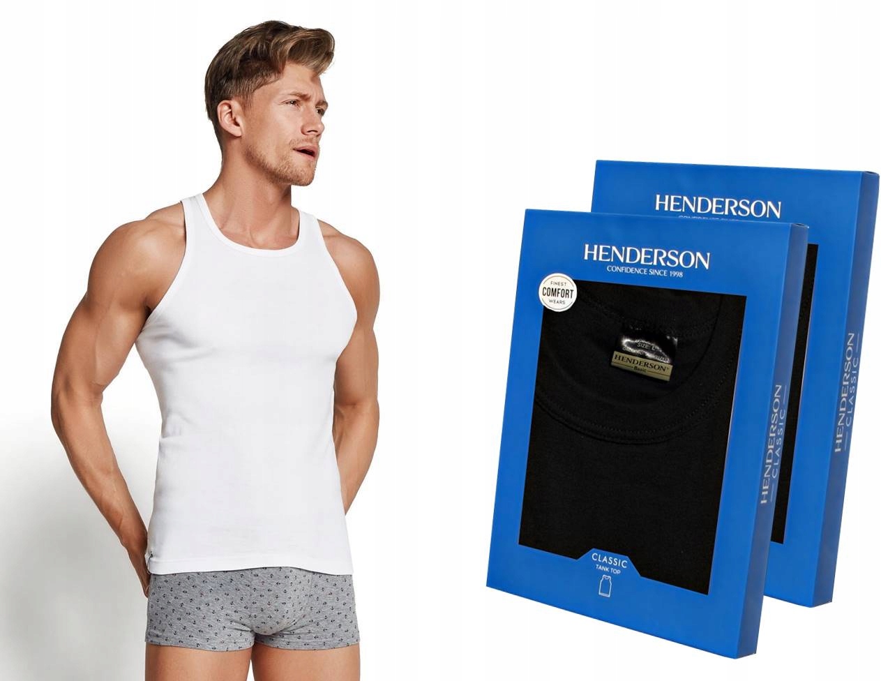 

2 pak Henderson Classic -top 1480 Podkoszulek r.L