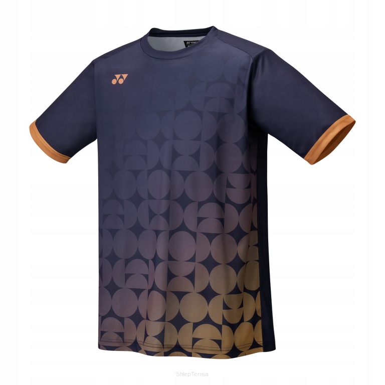 Koszulka tenisowa Yonex Practice jagodowo-beżowa XXL