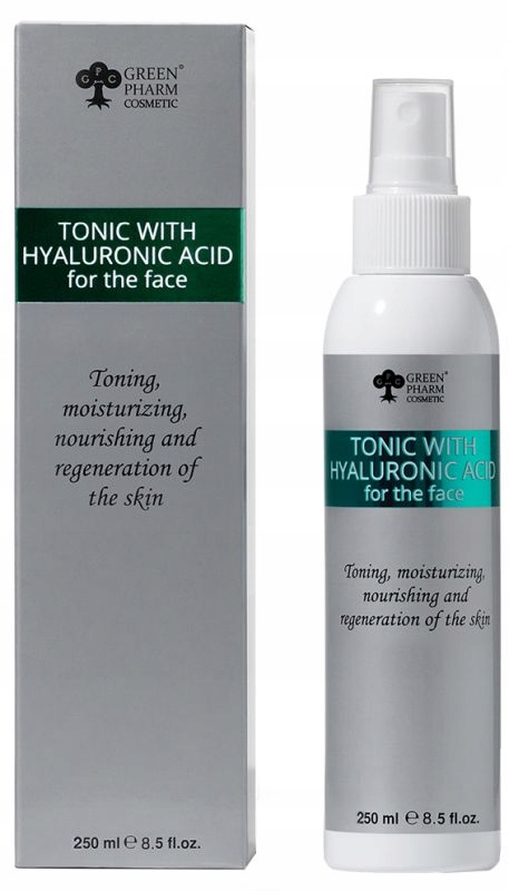 Green Pharm Cosmetics Tonic Tonikum Na Obličej S Kyselinou Hyaluronovou 250 ml