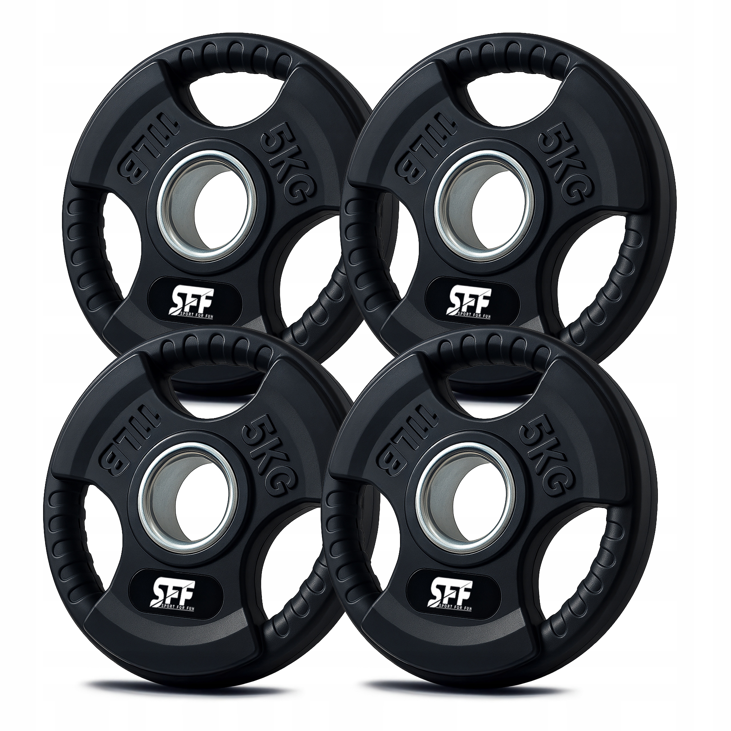 Obciążenie Olimpijskie Krążek 4x5KG Gumowane 51MM Wytrzymałe Solidne Zestaw