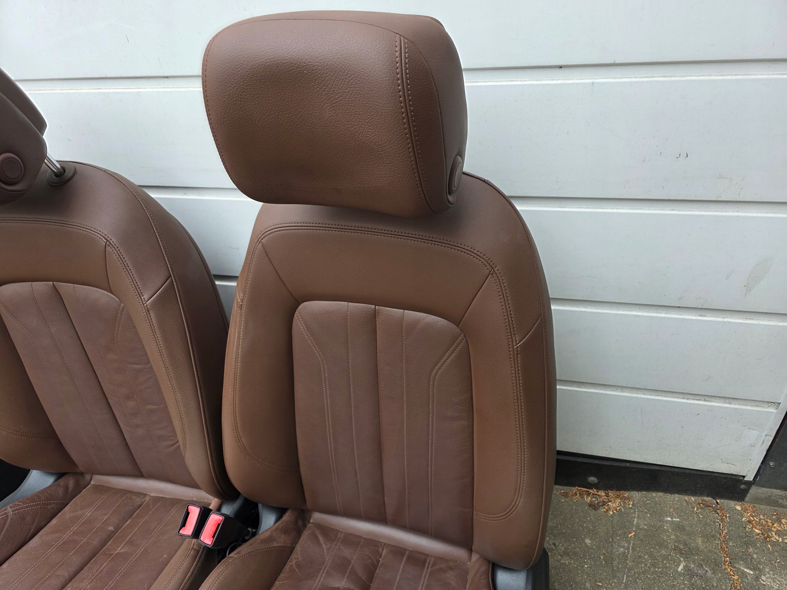 seats AUDI Q5 80A FY leather SKORZANE heated electrics BRAZ BRAZOWE