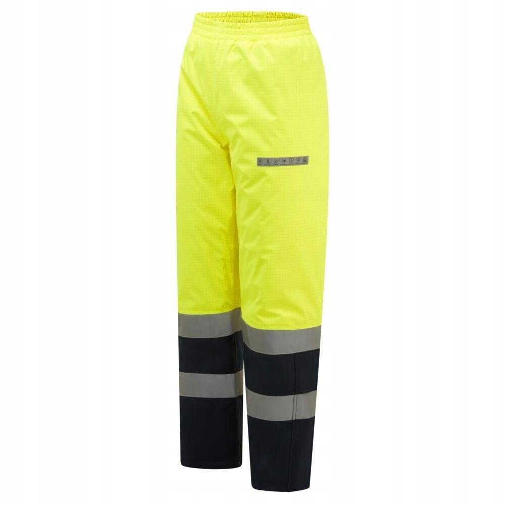 Zimní kalhoty Bizflame Rain+ Hi-Vis Multi-Norm Fr Žluté/Granátové vel. XXXL