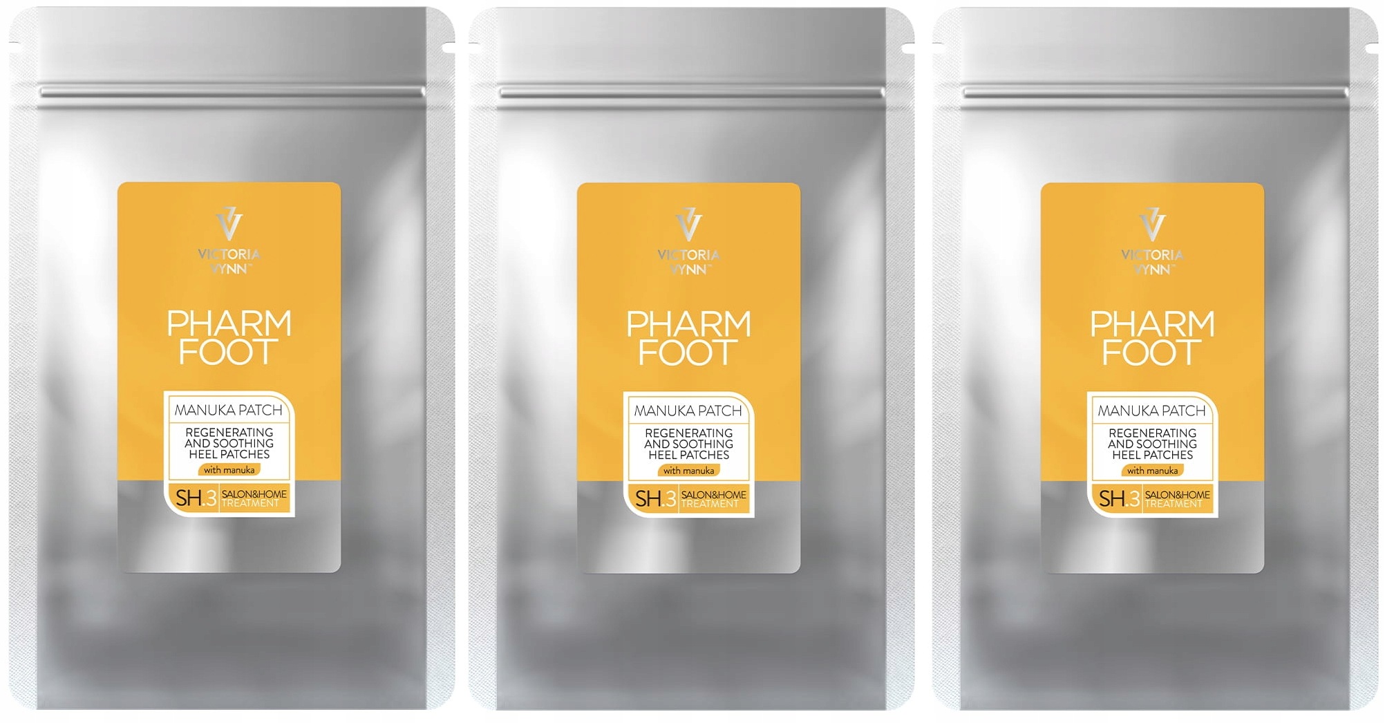 3 x Manuka Patch Podologiczne Plasty do Pięt Zmiękczenie Skóry Pharm Foot
