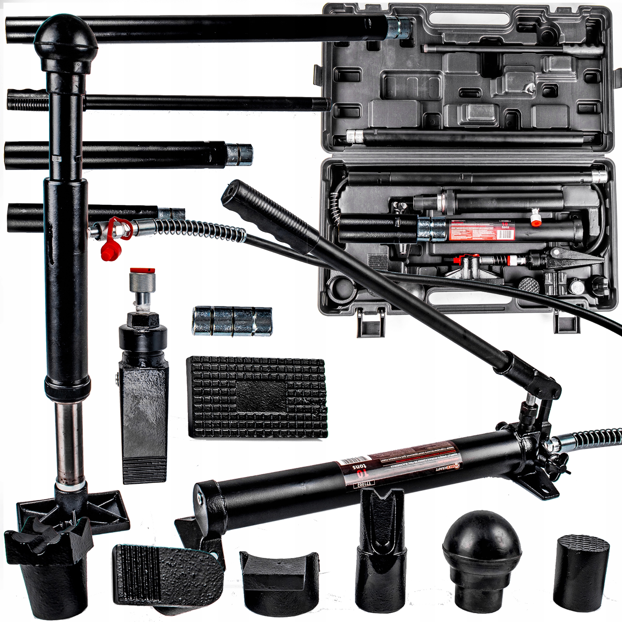 Silný Hydraulický Rozpierač 10 Ton Príslušenstvo