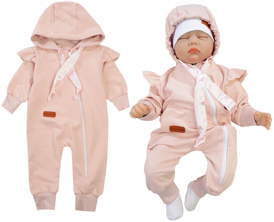 KOMBINEZON DRESOWY PAJAC BAWEŁNA wstążka 56 L11F