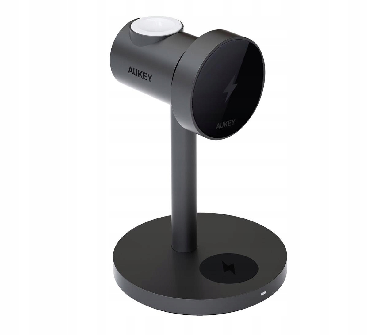 Ładowarka indukcyjna 3w1 Aukey Qi2.0 15W