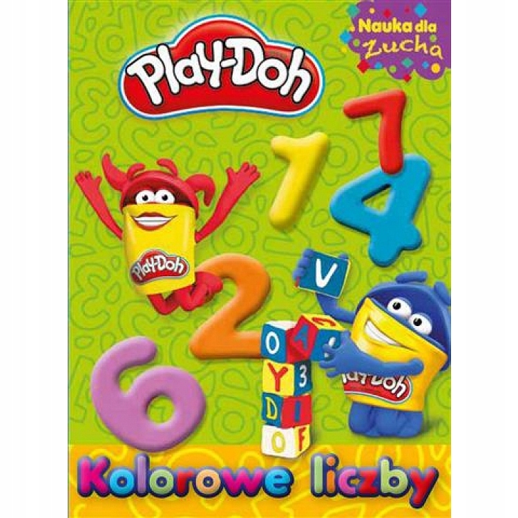 Play-Doh Nauka dla zucha Kolorowe liczby Kd