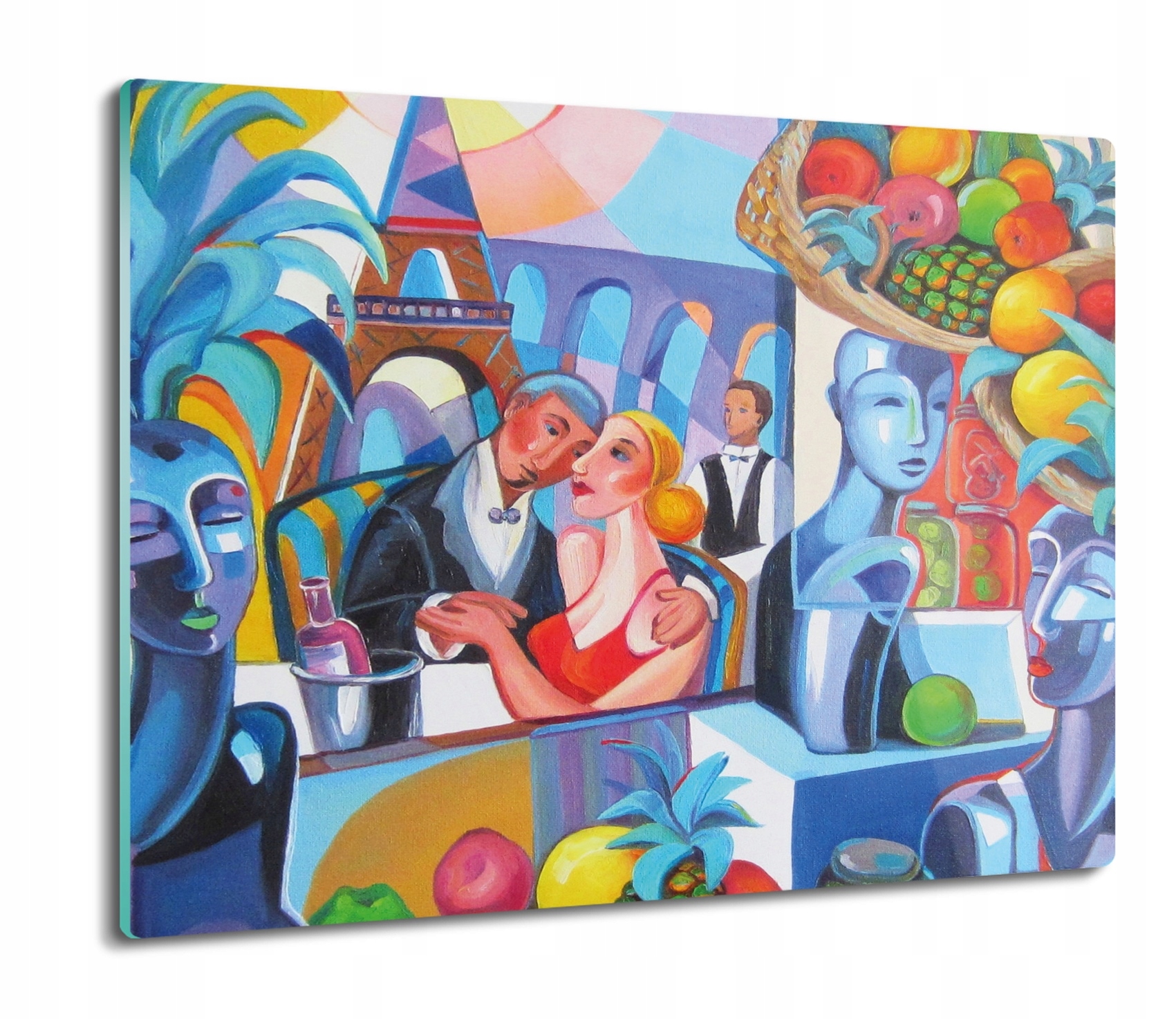 

Owoce Paryż miłość 60x52 deska nowoczesna szklana