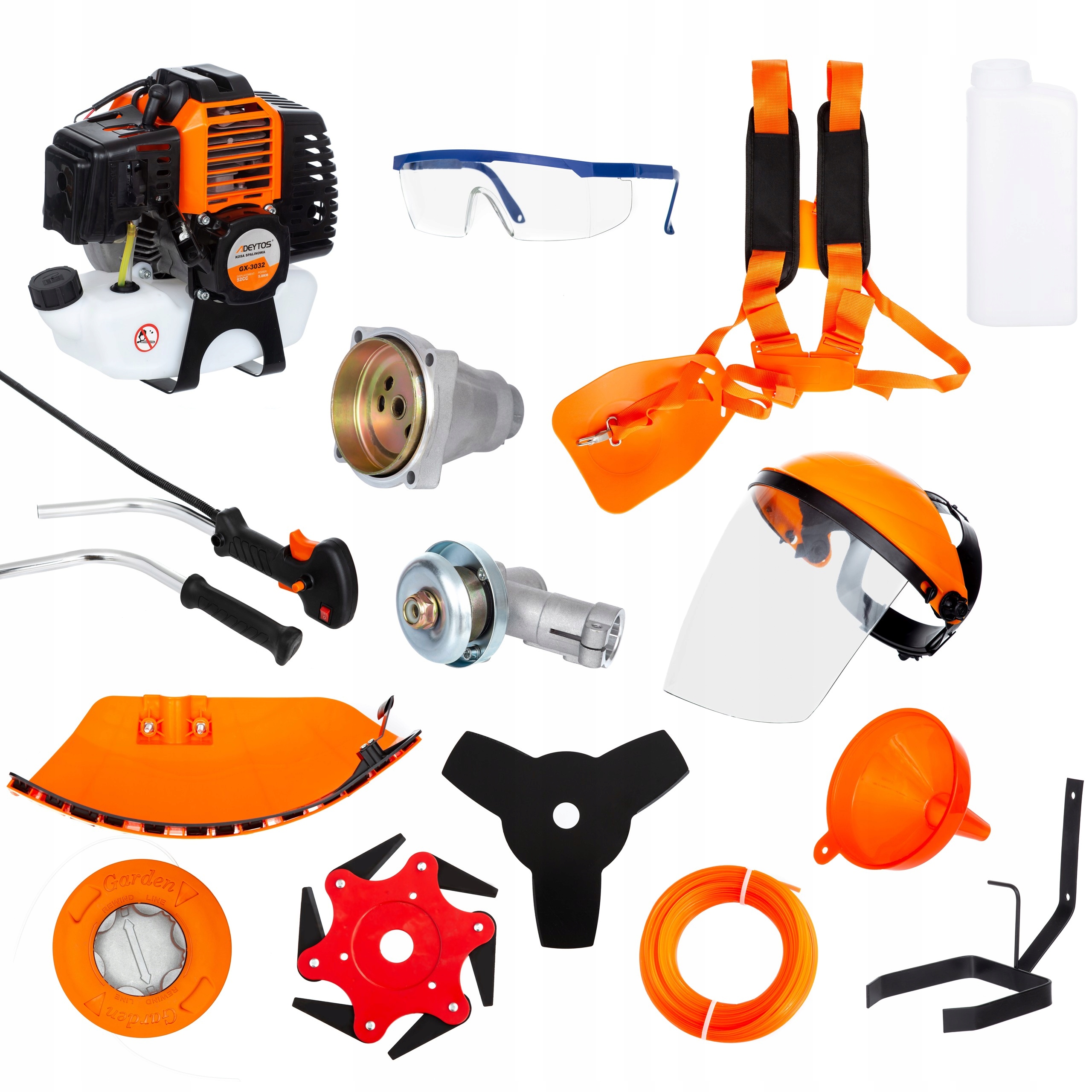 SILNIK DO KOSY SPALINOWEJ ADEYTOS + AKSESORIA Stan opakowania oryginalne