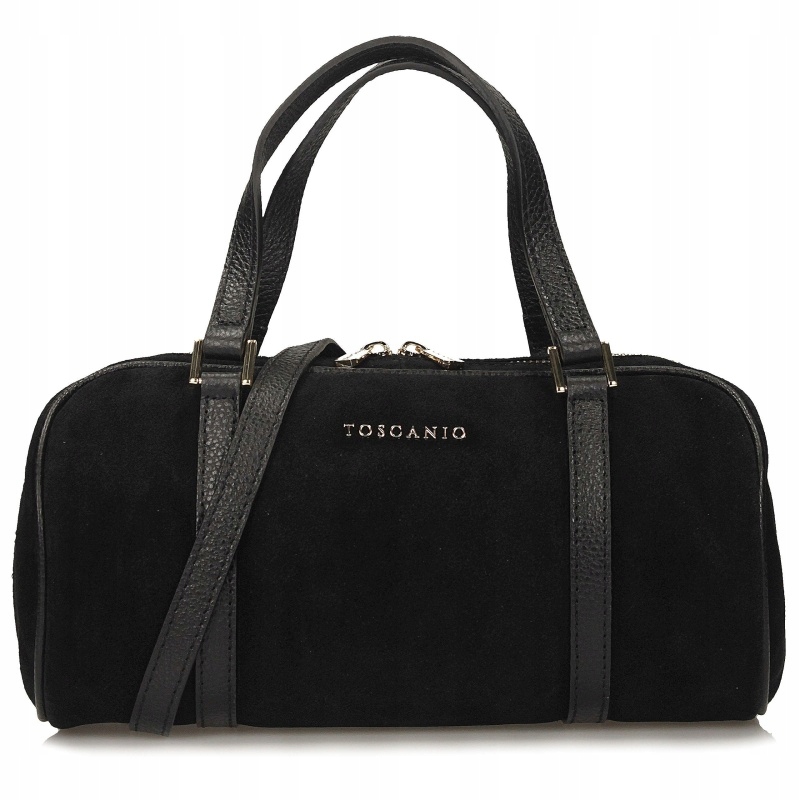 Toscanio Tos G140 Černá dámská kabelka jezevčík kožená černá Kůže