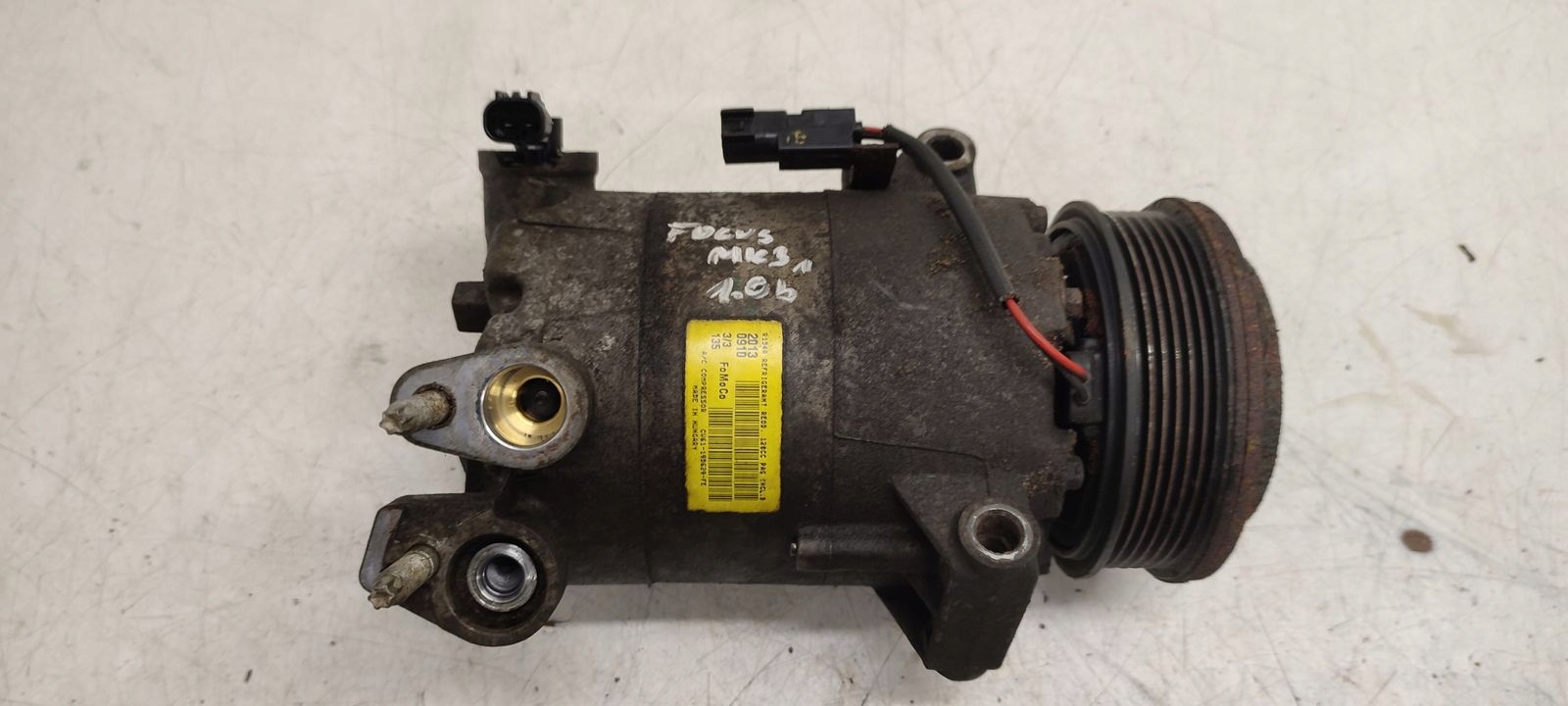 compressor of the air conditioning compressor; Ford Focus MK3 1,0 Ecoboost