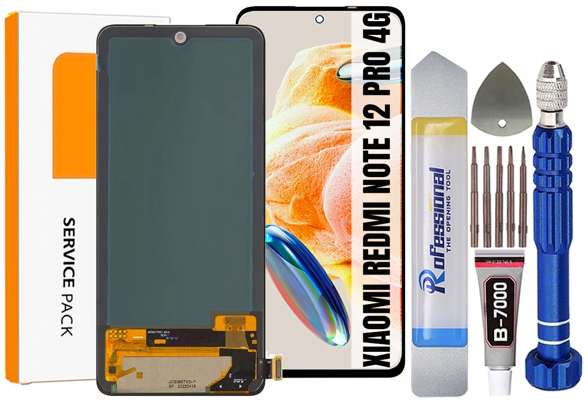 Displej Pro Xiaomi Redmi Note 12 Pro 4G Originál Oem Obrazovka